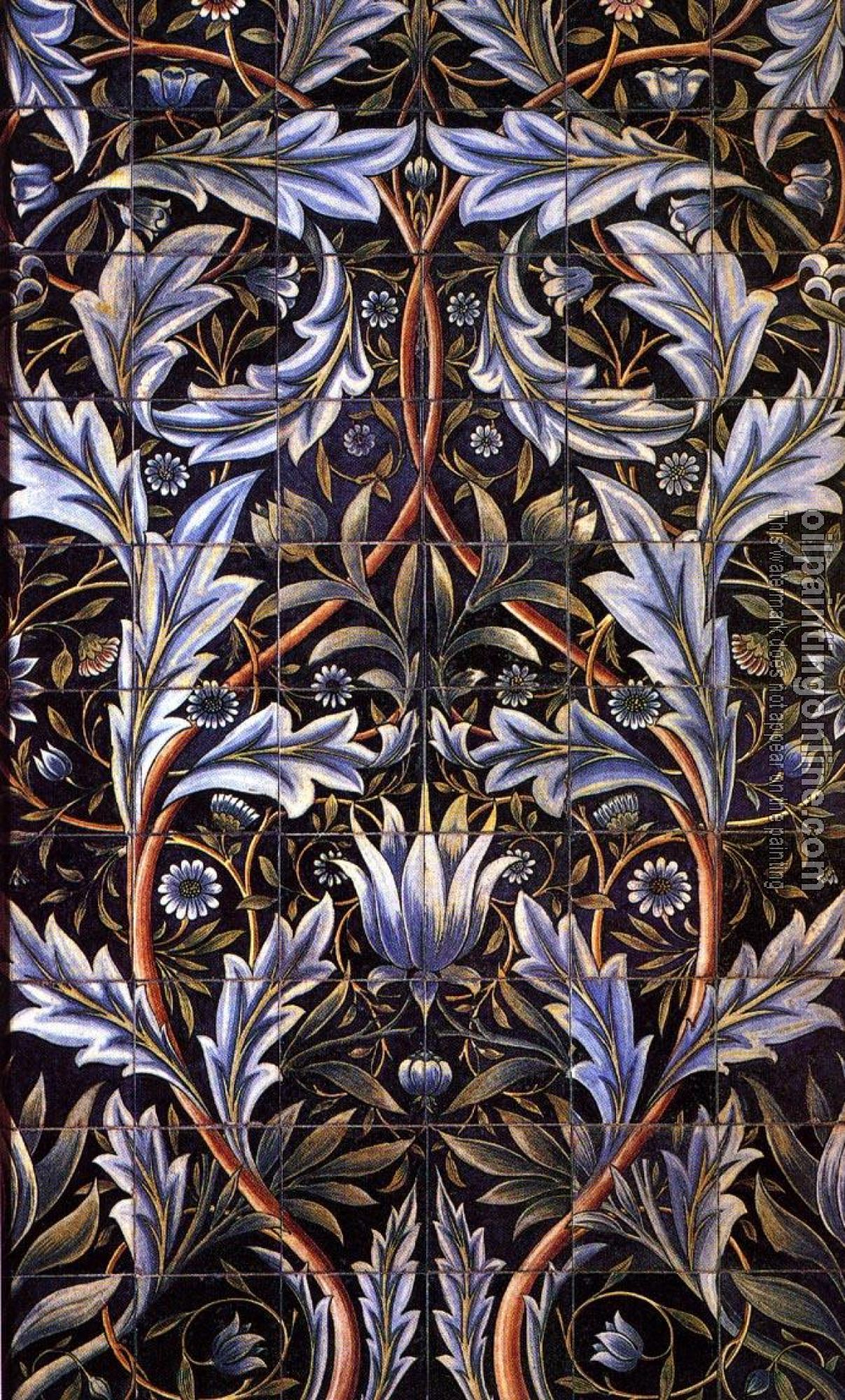 William Morris - flowertile